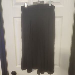 Elegant Black Midi Skirt for Women
